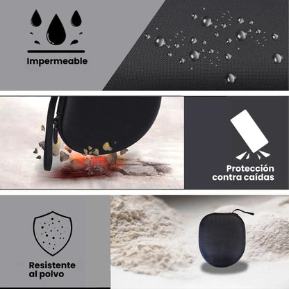 Estuche Rígido Para Auriculares Funda Transporte Audifonos