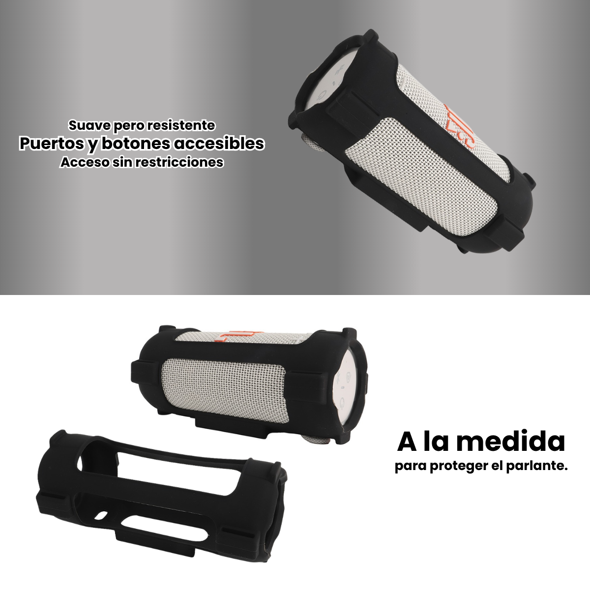 Silicona Protectora JBL Grip Funda A La Medida Con Correa