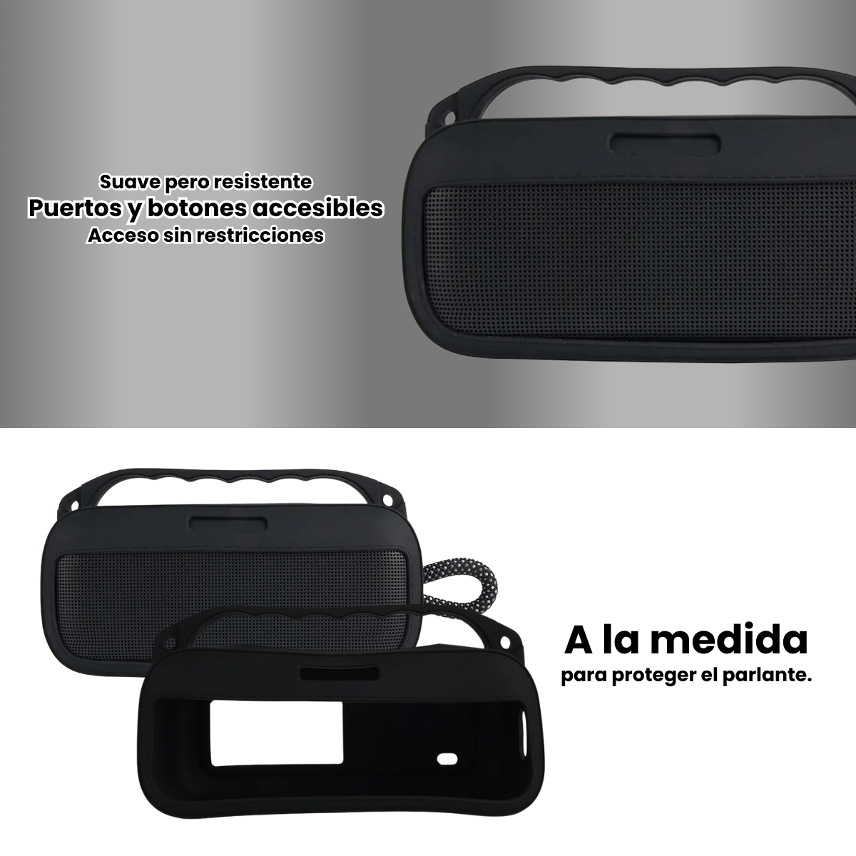 Silicona Bose Soundlink Plus Funda Y Correa Para Transportar