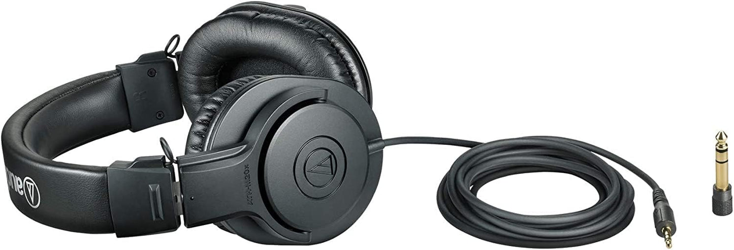 Audio Technica Ath-m20x Audífonos Profesionales De Monitoreo