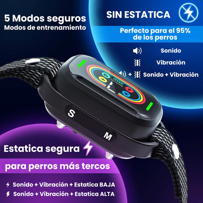 Collar Anti Ladridos Inteligente De Entrenamiento para Perros