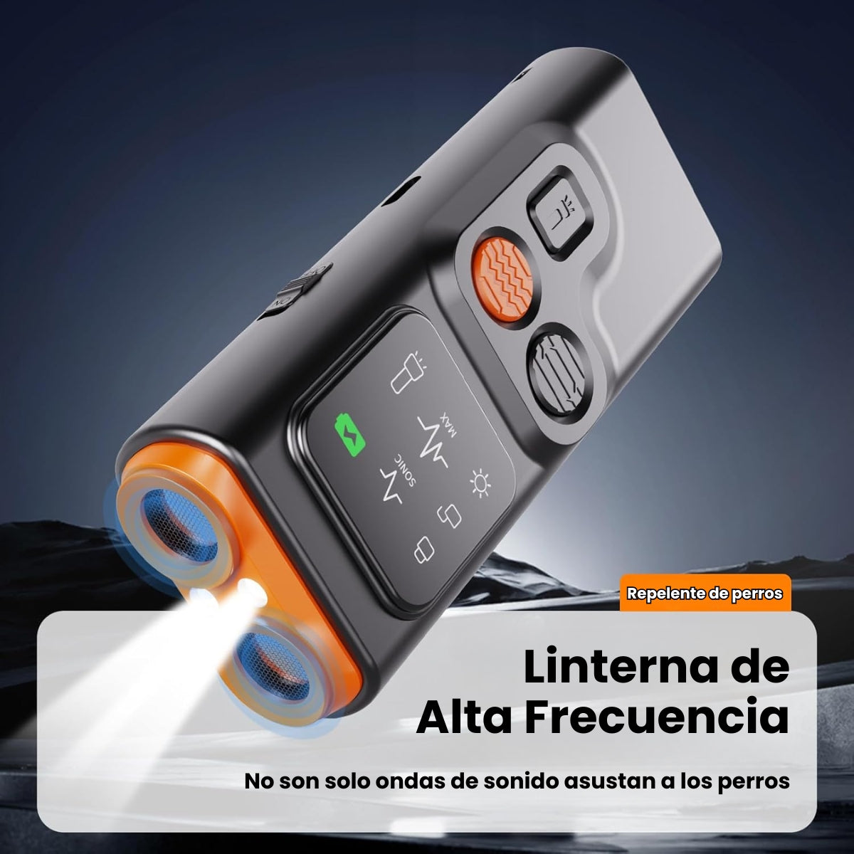 Dispositivo Ultrasónico Ahuyentador Y Entrenador De Perros