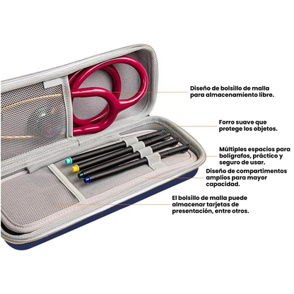 Estuche Rigido Funda Para Estetoscopio Fonendoscopio Medico