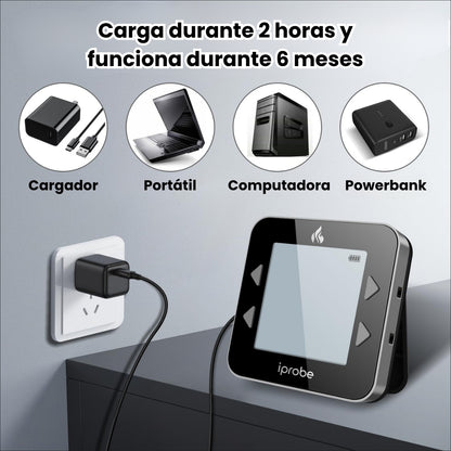 Termómetro Digital con Dos Sondas Cocina Carne Chef Para Carnes