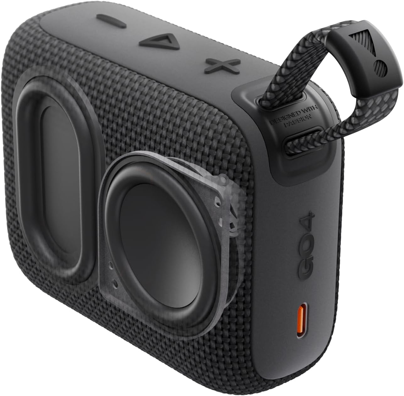 JBL Go 4 Altavoz Portátil Bluetooth Impermeable Negro