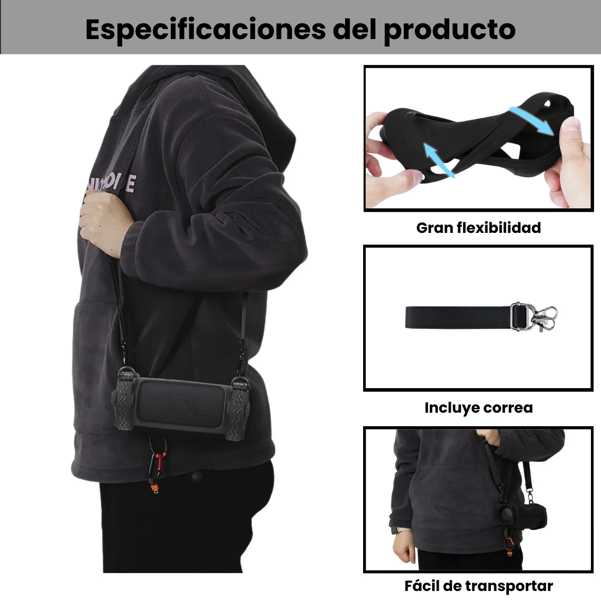 JBL Flip 7 Silicona con Correa