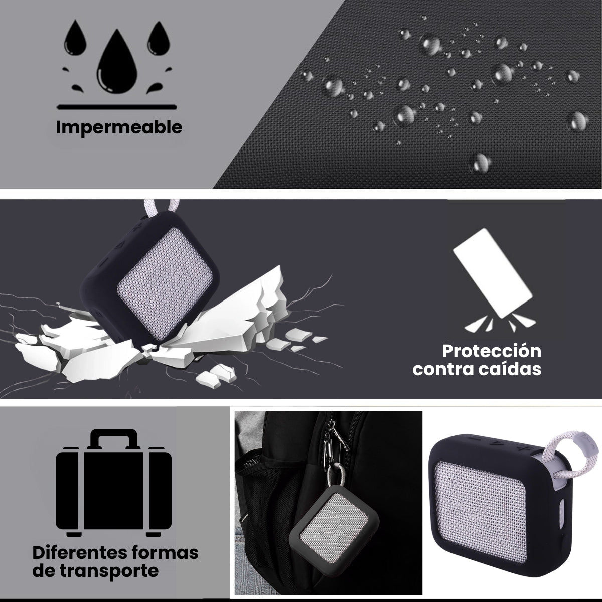 Funda Silicona Para Jbl Go 4 Forro Protector Resistente