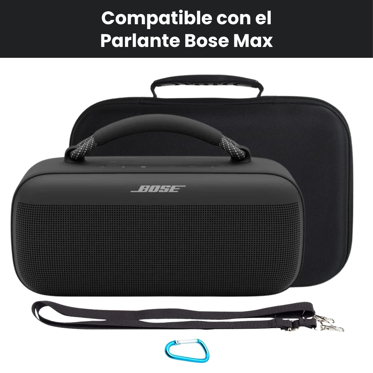 Bose Max Estuche Forro Rígido Impermeable A La Medida