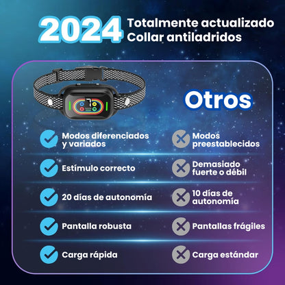 Collar Anti Ladridos Inteligente De Entrenamiento para Perros