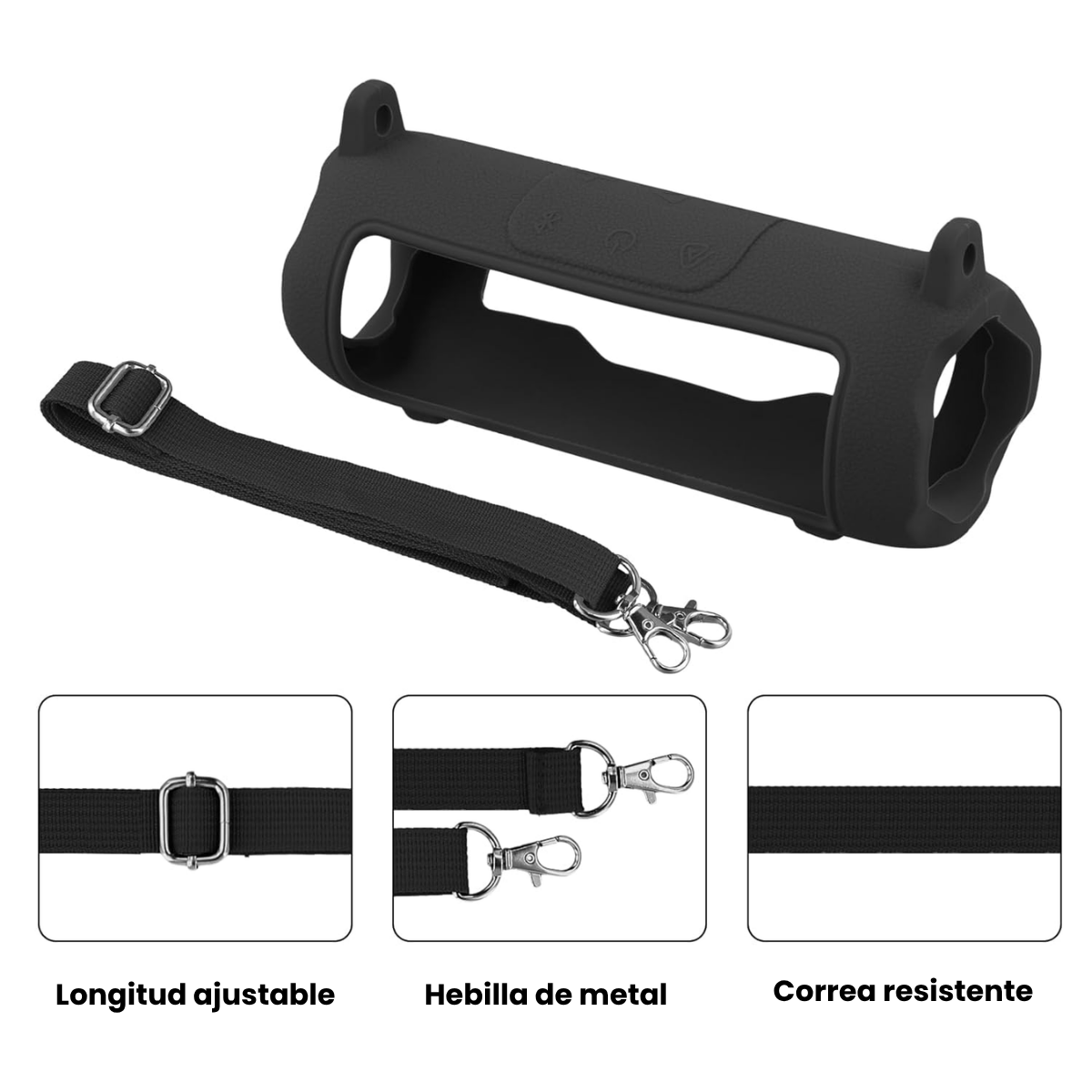 Silicona Jbl Flip 7 Funda Protectora Colgar Y Transportar