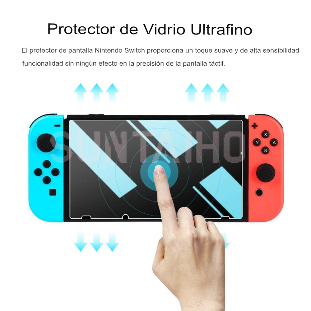 Kit Nintendo Switch Estuche Rígido Y Accesorios Varios