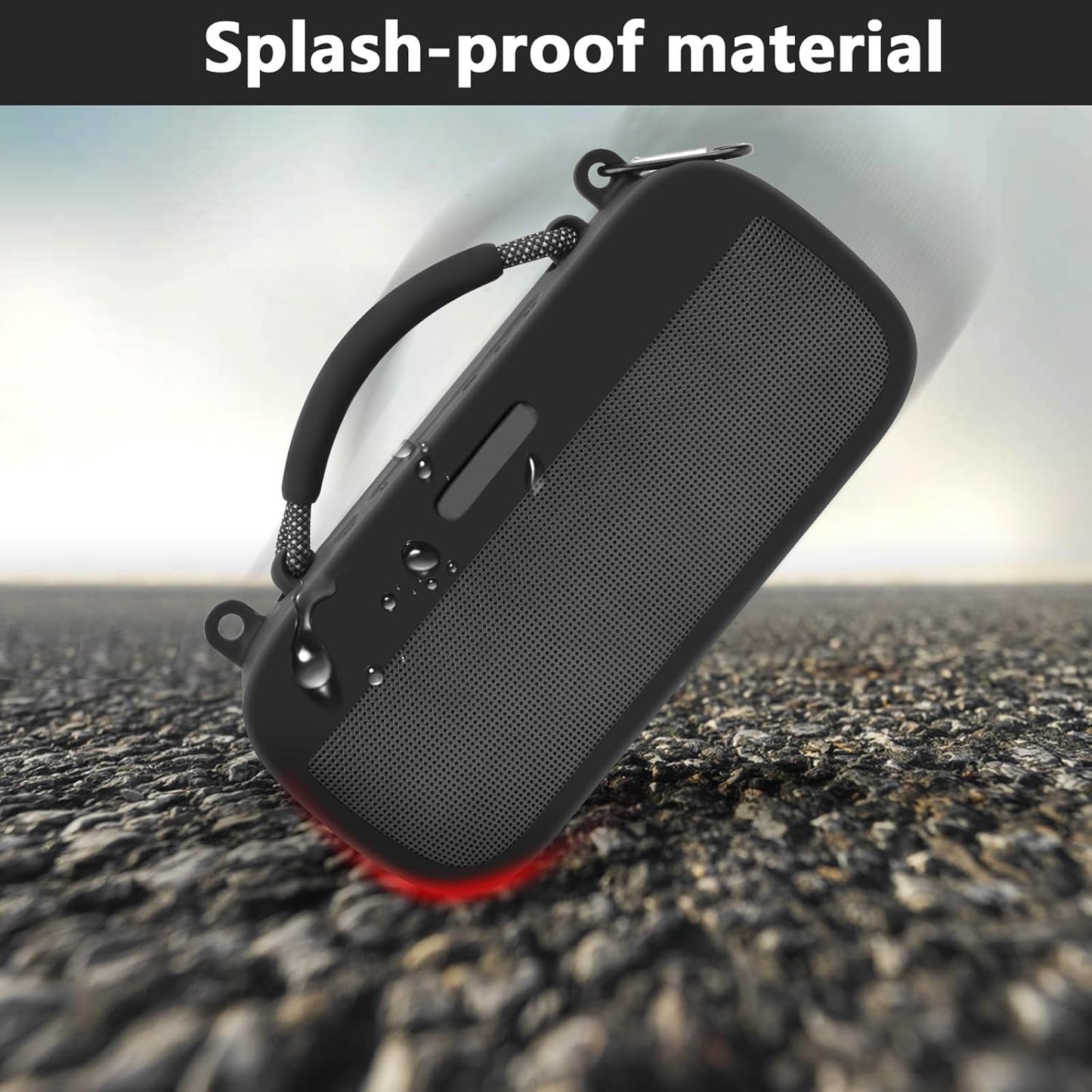 Bose Soundlink Max Funda Silicona Y Correa Para Transportar