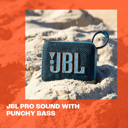 JBL Go 4 Altavoz Portátil Bluetooth Impermeable Negro