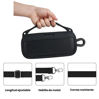 Silicona Bose Soundlink Plus Funda Y Correa Para Transportar