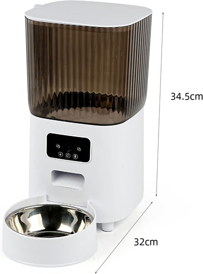 Dispensador Automatico WIFI Para Mascotas Perros y Gatos