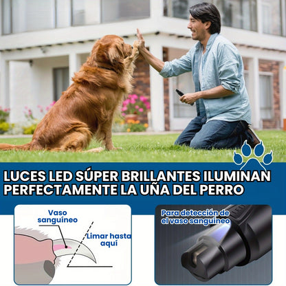 Corta Uñas y Pulidor Eléctrico Para Mascotas