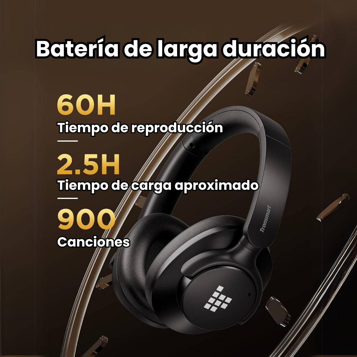 Tronsmart Sounfii Q20s Hi-res Auricular ANC Inalámbrico Bluetooth