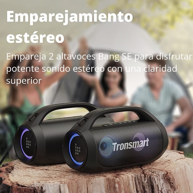 Tronsmart Bang Se Parlante Bluetooth Portatil Ipx6 Led