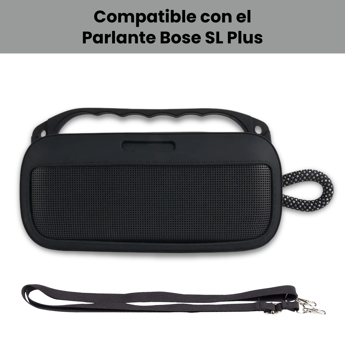 Silicona Bose Soundlink Plus Funda Y Correa Para Transportar