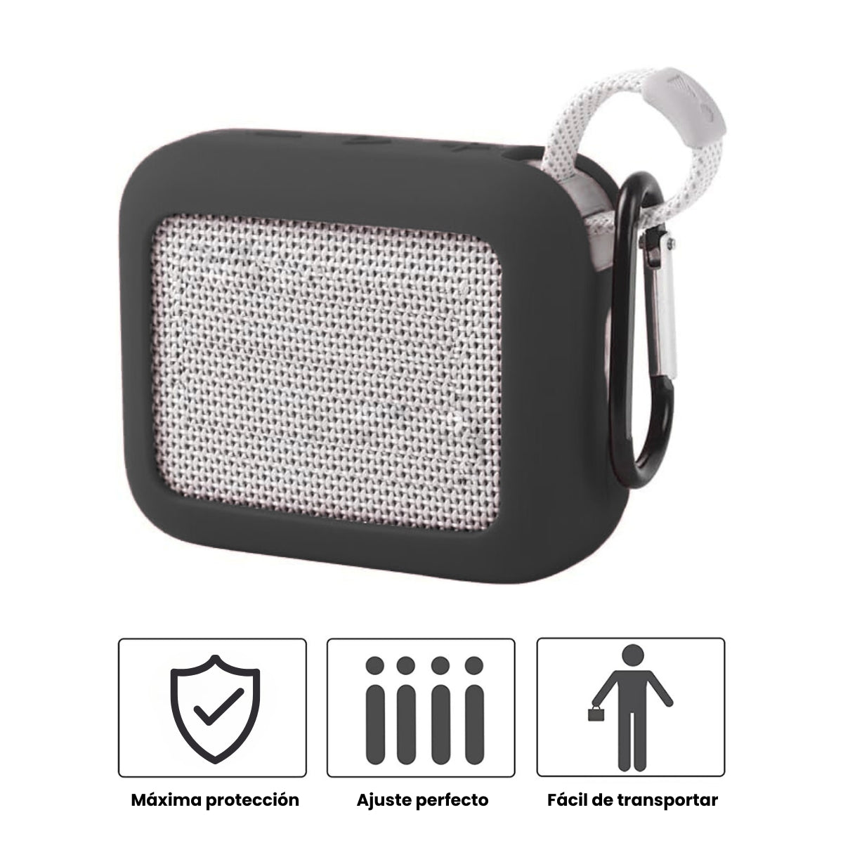 Funda Silicona Para Jbl Go 4 Forro Protector Resistente