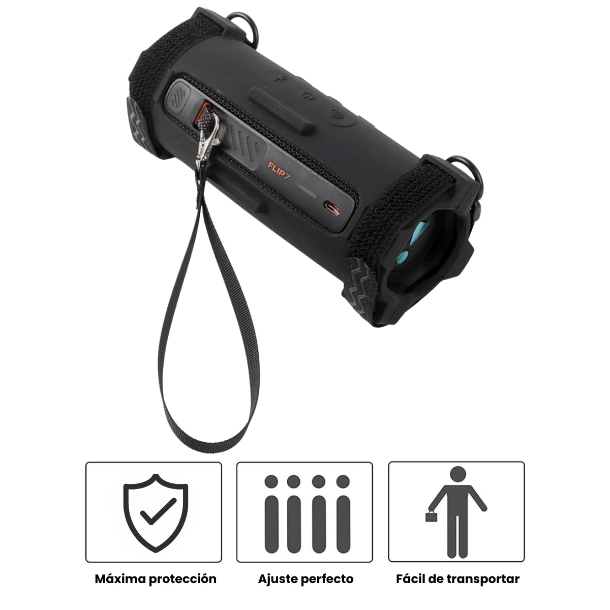 JBL Flip 7 Silicona con Correa