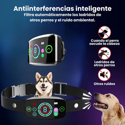 Collar Anti Ladridos De Entrenamiento De Perros Inteligente