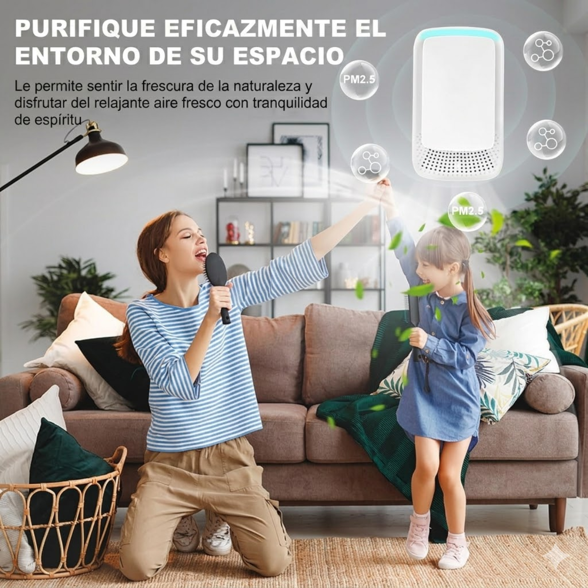 Purificador De Aire Eliminador De Olores Moderno Caja Arena