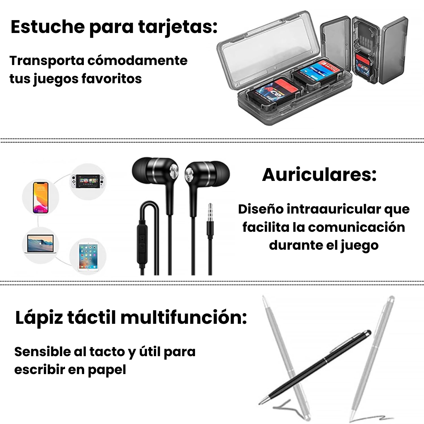 Kit Estuche Nintendo Switch Oled