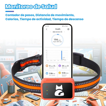 Collar Rastreador Gps Para Mascotas Integrado Perros Y Gatos