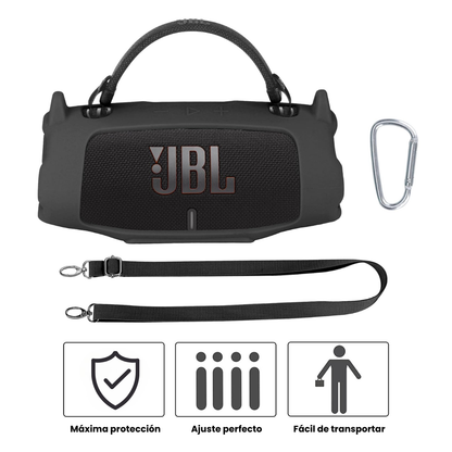 Silicona Protectora JBL Charge 6 Funda A Medida Con Correa