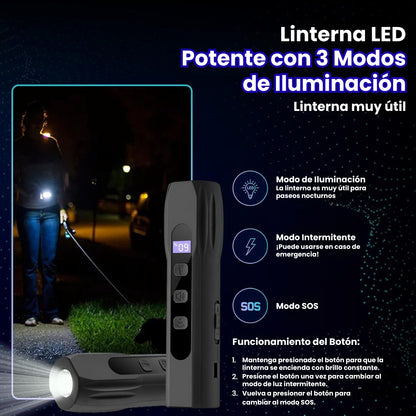 Dispositivo Ultrasónico Entrenador Y Ahuyentador De Perros