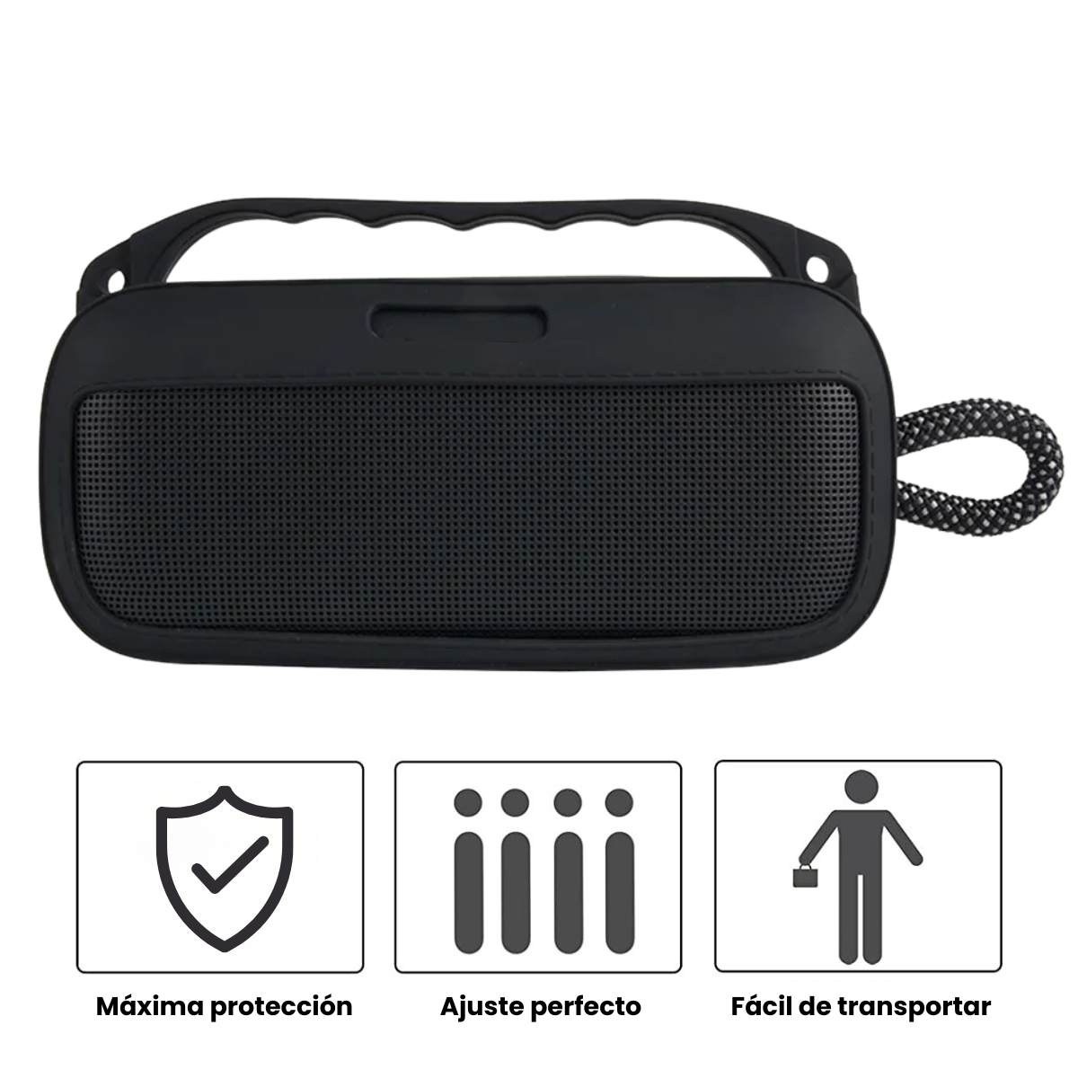 Silicona Bose Soundlink Plus Funda Y Correa Para Transportar