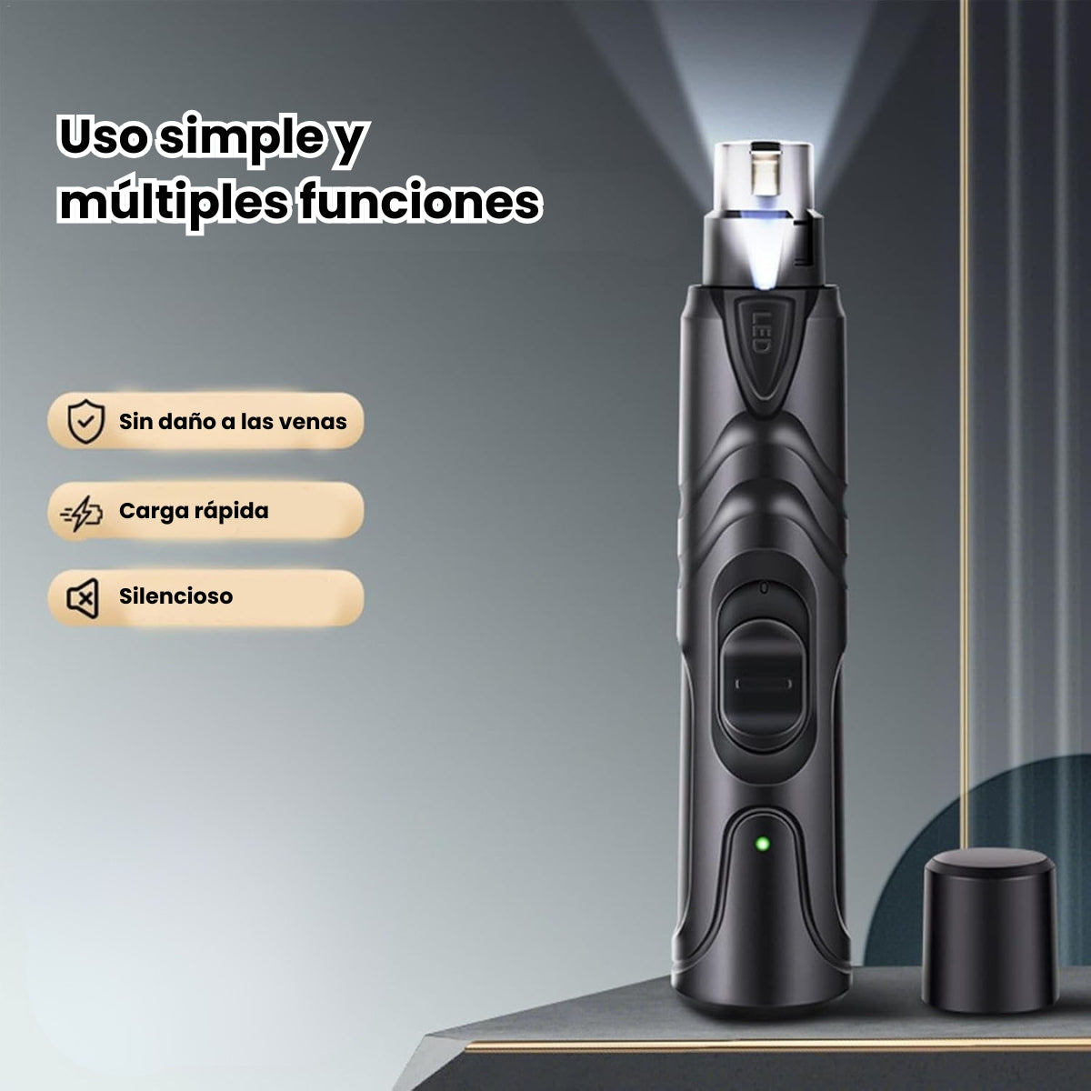 Corta Uñas Lima Electrica Recargable