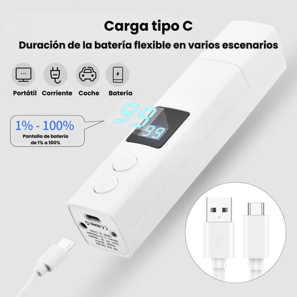 Corta Uñas de 4 Velocidades Recargable