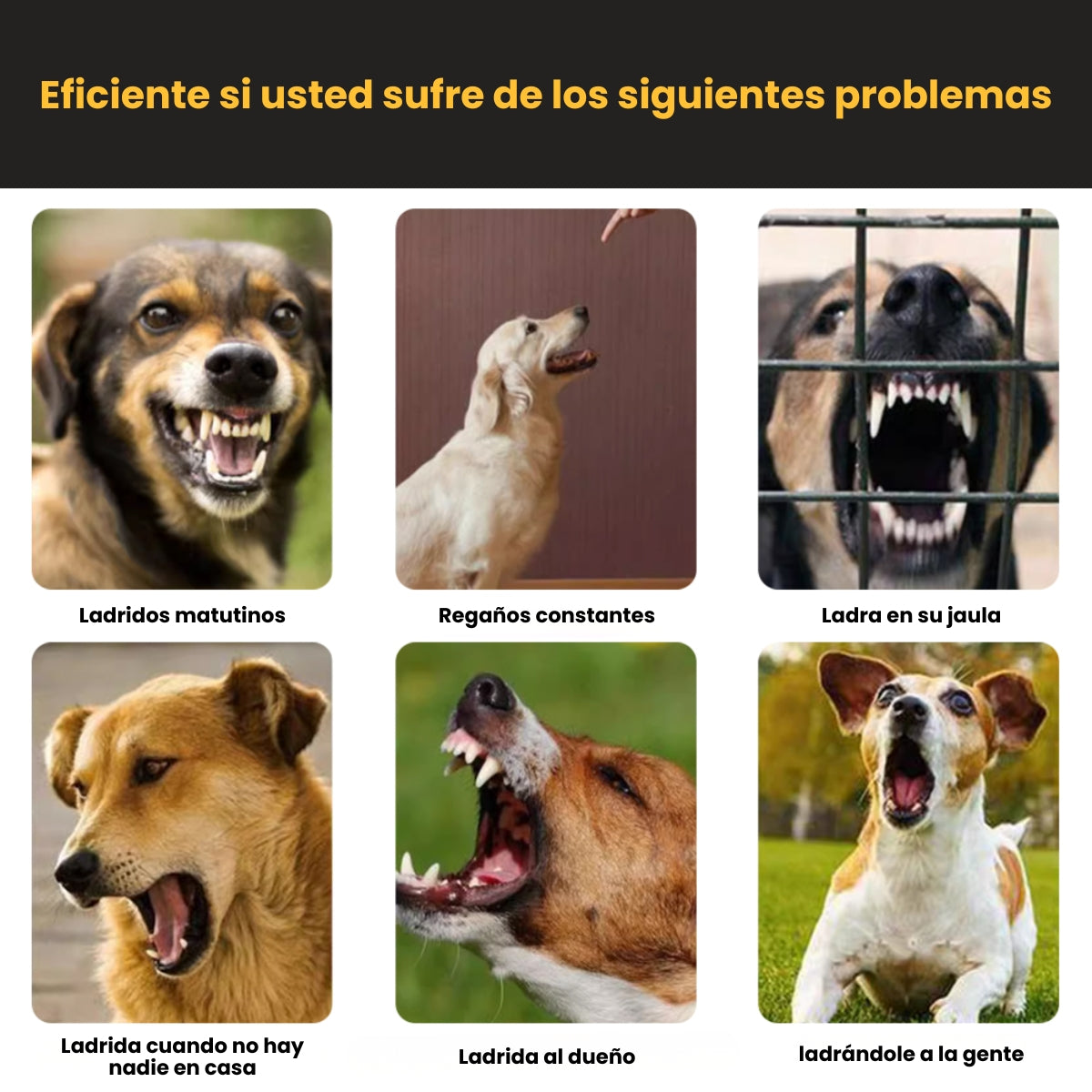 Collar Anti Ladridos Inteligente De Entrenamiento para Perros