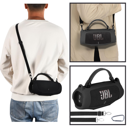 Silicona Protectora JBL Charge 6 Funda A Medida Con Correa