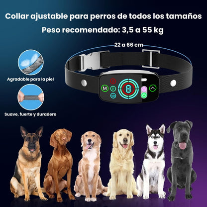 Collar Anti Ladridos De Entrenamiento De Perros Inteligente