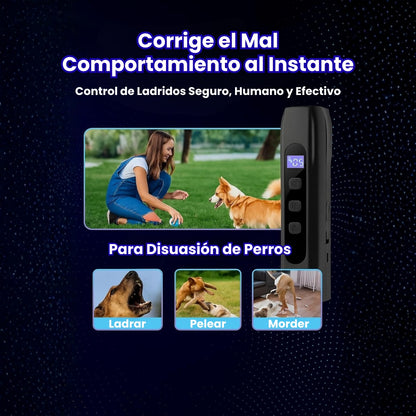Dispositivo Ultrasónico Entrenador Y Ahuyentador De Perros