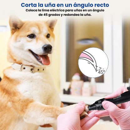 Corta Uñas y Pulidor Eléctrico Para Mascotas