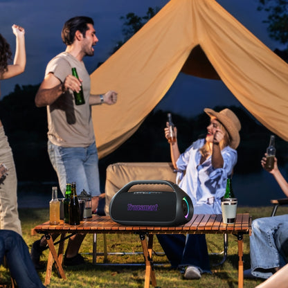 Parlante Tronsmart Bang 2 Bluetooth Portátil Altavoz 90w Led Negro 5v