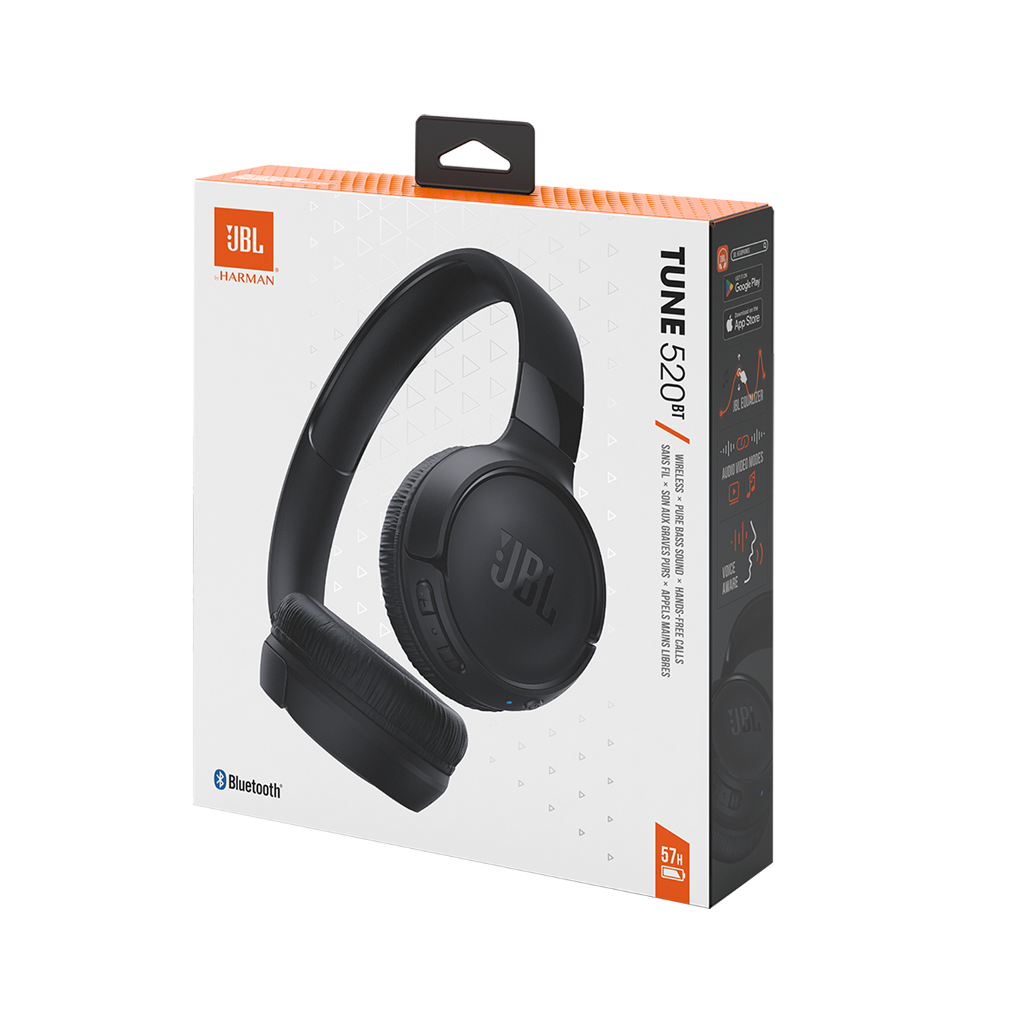 JBL Tune 520 Audifonos On Ear Pure Bass Bluetooth 5.3