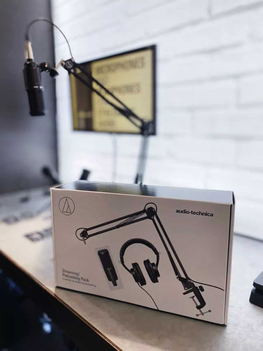 Pack De Estudio Audio-technica Micrófono At2020usb-pk M20x