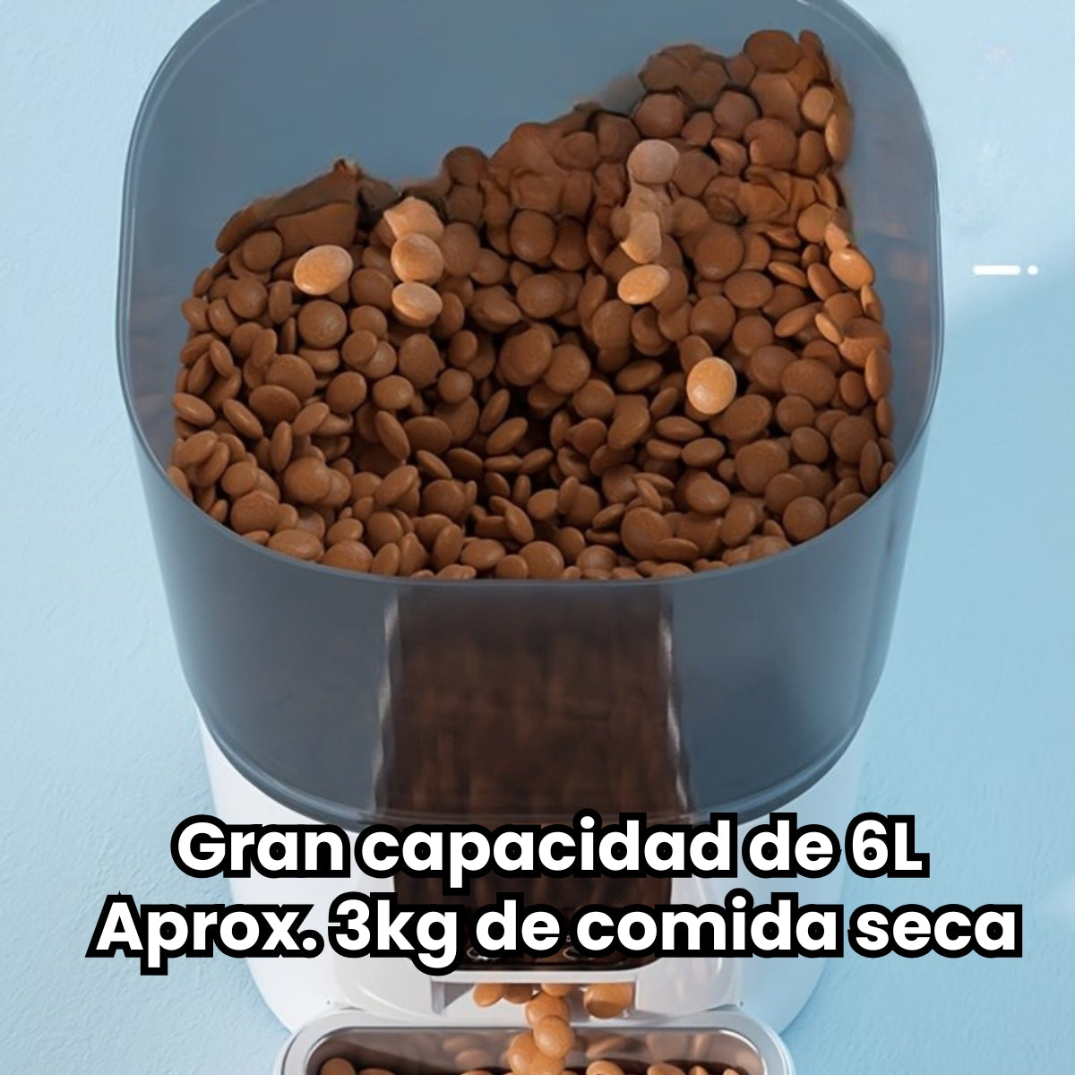 Comedero Alimentador Dispensador Wifi Automático Mascotas