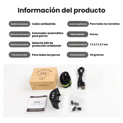 Collar Anti Ladridos Inteligente De Entrenamiento para Perros