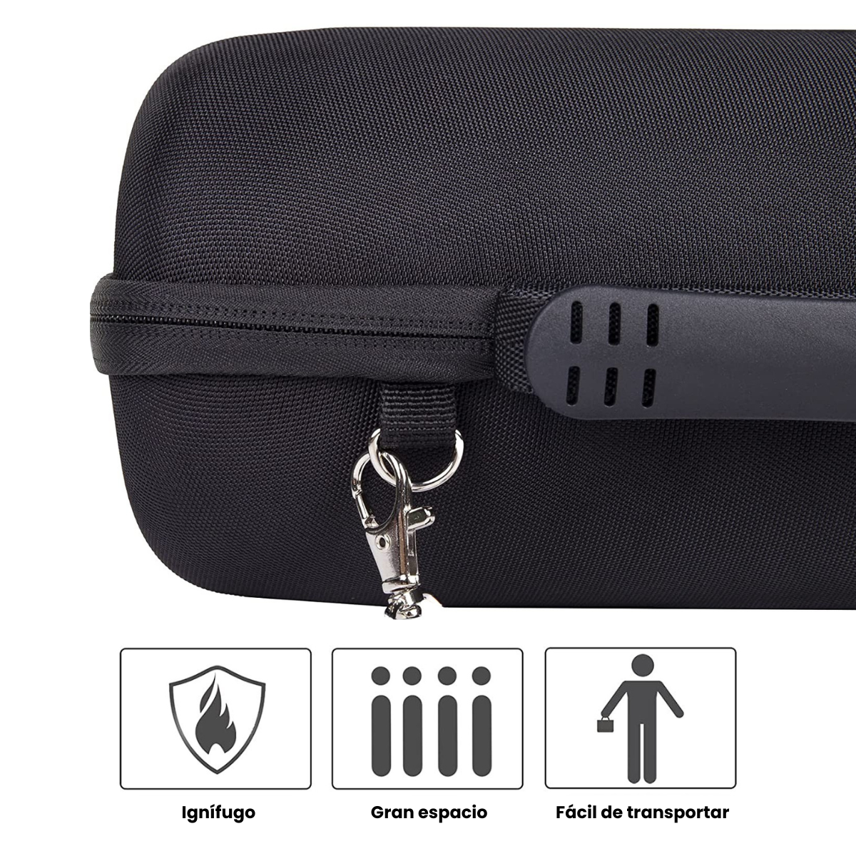 Estuche Rigido Jbl Grip Protector A La Medida Con Correa
