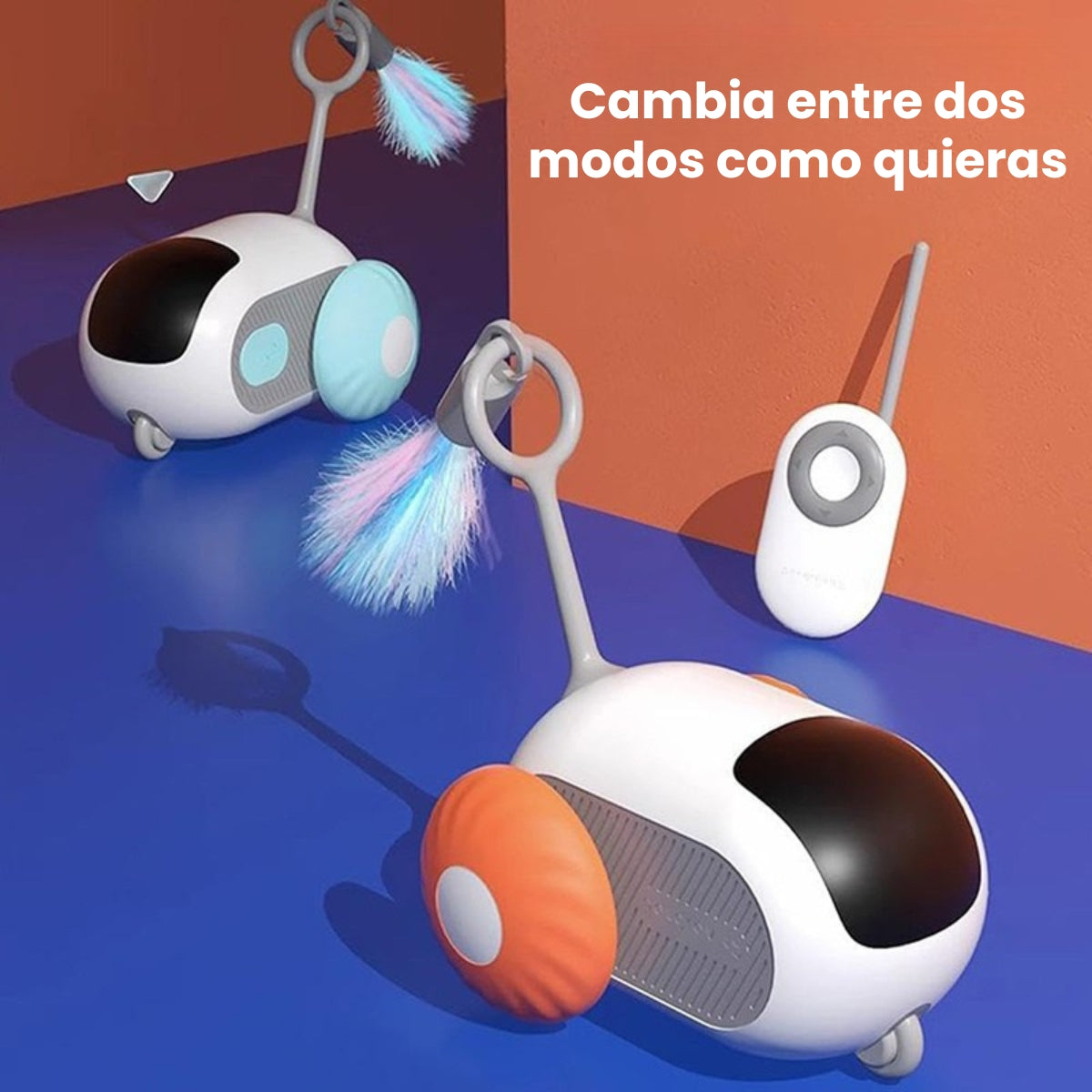 Juguete Inteligente Eléctrico Para Gato Con Control