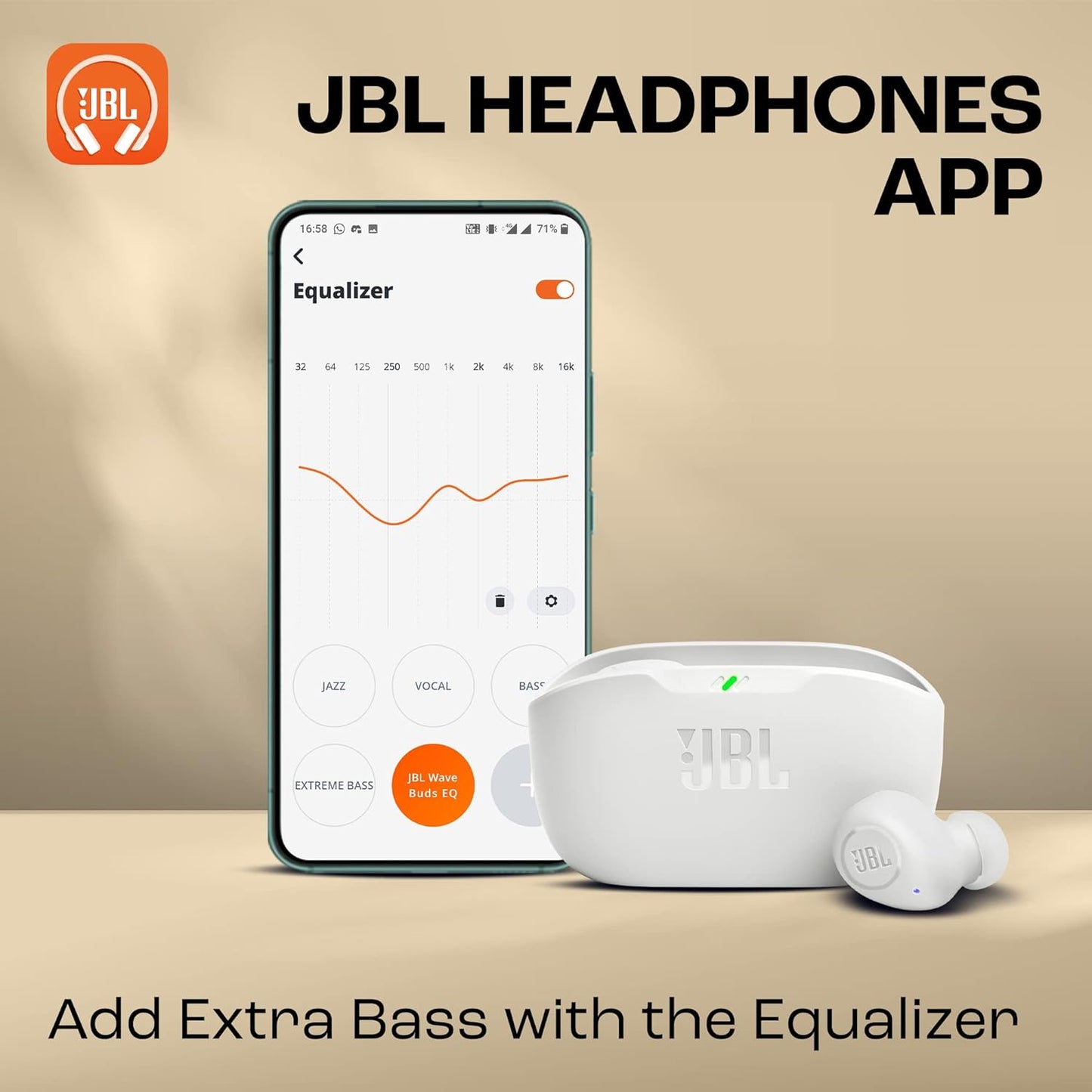 JBL Wave Buds Audífonos In-ear Inalámbricos